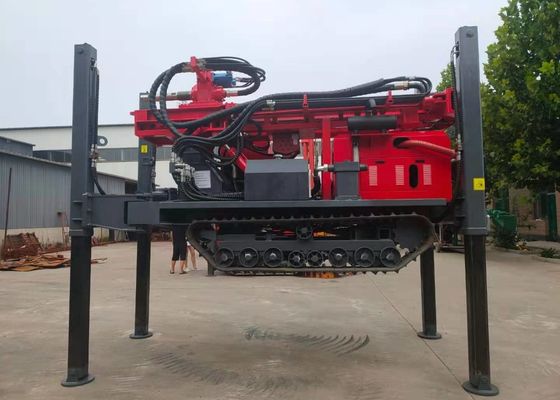 St 200 Crawler Mounted Large Water Well Borehole Drilling Rig For Deep Underground