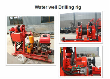 High Speed Core Drill Rig 100-180m Drilling Depth With Hydraulic Feeding