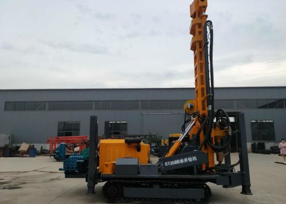 ST 350 Large Water Well Crawler Mounted Drill Rig With Large Horse Power Yuchai Engine