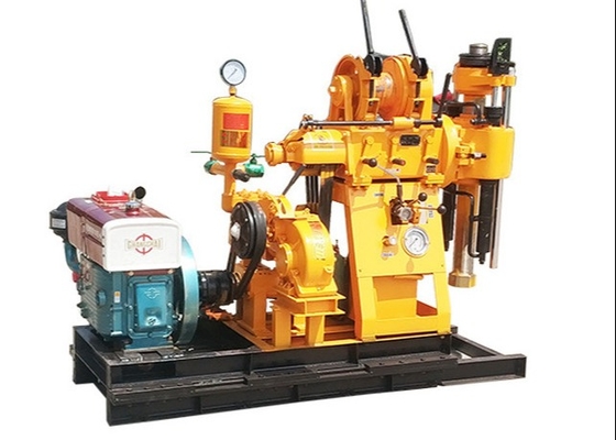 200 Meters Depth 300 mm Diiameter GK 200 Water Well Drilling Rig With 22 HP Diesel Engine