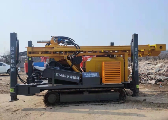 ST 400 Water Well Drilling Machine Deep Pneumatic Rocky Blasting For Drilling Work