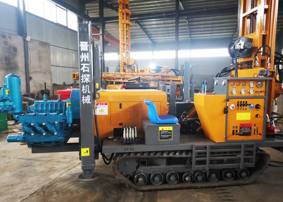 Pneumatic Drilling Rig For Agriculture Irrigation 180m Water Borehole Drilling
