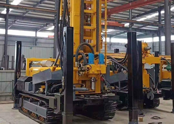 Water Well Rock Pneumatic Drilling Rig Machine 450 Meters Depth 30 Mt Lifting Force