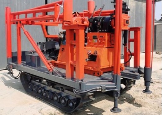 Full Hydraulic Durable Water Well Drilling Rig With 180 Meters Drilling Depth
