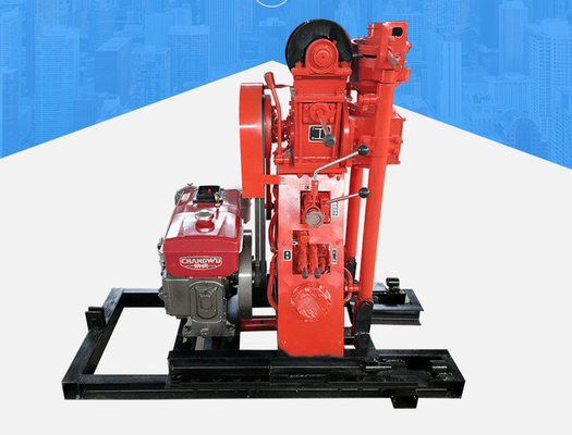 Small Sampling Hydraulic 50m 5.7KW Core Drilling Rig ST 50
