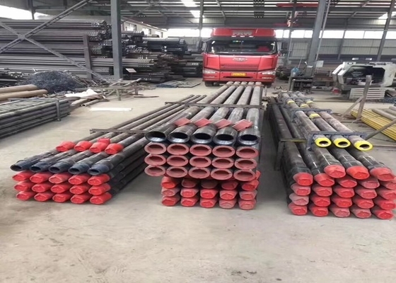 76mm 89mm Diameter Water Well Drilling Pipe , Drill Extension Rod For Different Soil Layers