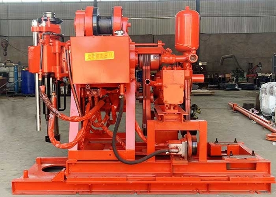 Hydraulic 130m Depth Borehole Drilling Equipment 75-90° Drilling Angle