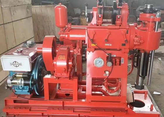 Portable Core Drill Rig With Hydraulic Feed System For Engineering Construction 100 Meters Depth