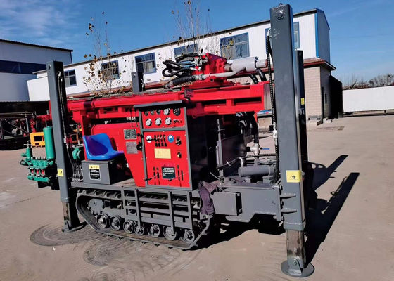 200m Crawler Mounted Diesel Borehole DTH Water Well Drilling Rig Machines