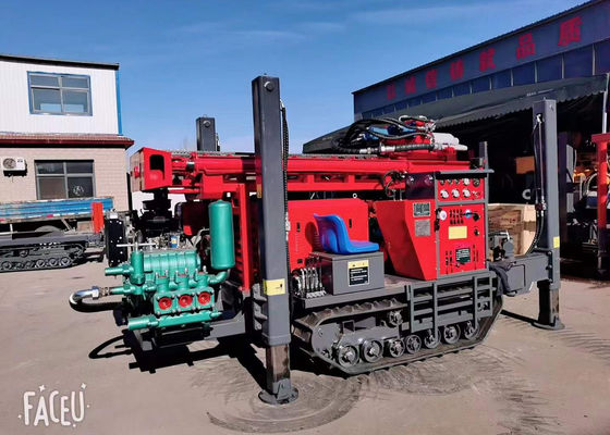 ST 180 Borehole Deep Water Well Drilling Rig Yuchai Engine Rubber Crawler Mounted Equipment