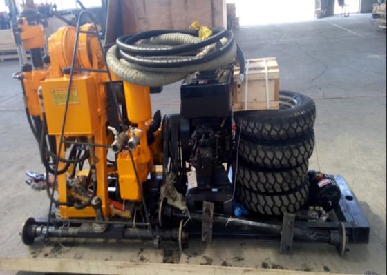 Color Customized 100 Meters Drilling Depth Geological Drilling Rig Machine XY-1