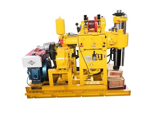 100mm Personal Geological Diesel Drilling Rig Machine 100m Depth Vibrant Yellow/Red/Blue
