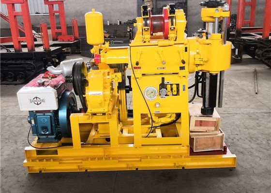 Personal Exploration Yellow Geological Drilling Rig Machine with BW 160 Mud Pump