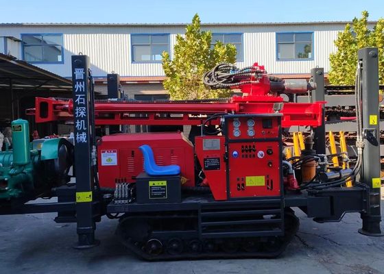 St 200 Crawler Mounted Large Water Well Borehole Drilling Rig For Deep Underground