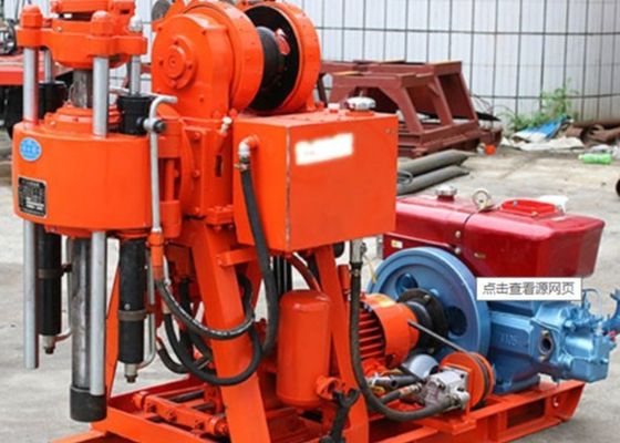 180m Portable Hydraulic Crawler Mounted Drill Rig For Water Borehole or Exploration Sample Collection