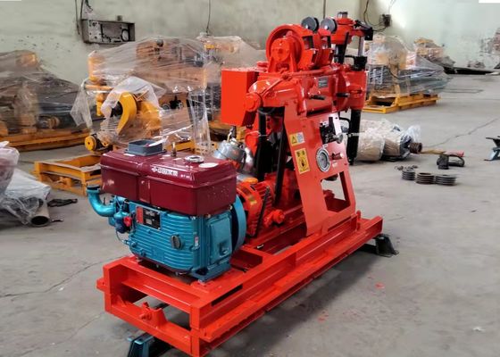 High Speed XY -1 100 Meters Geological Drilling Rig With 18 HP Diesel Engine Power