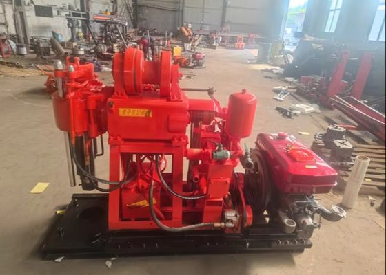 Powerful Engineering Drilling Rig With Diesel Engine GK 200 For Sample Coring