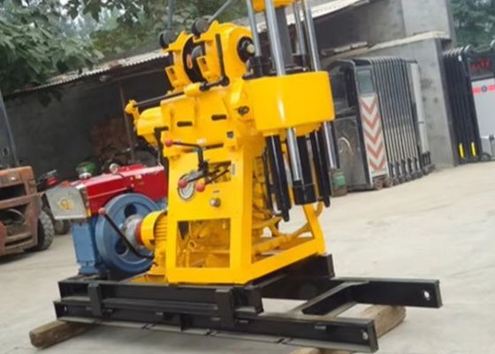 Steel Soil Testing Drilling Machine With 200mm Drilling Hole Diameter GK 200 Engineering Drilling Rig
