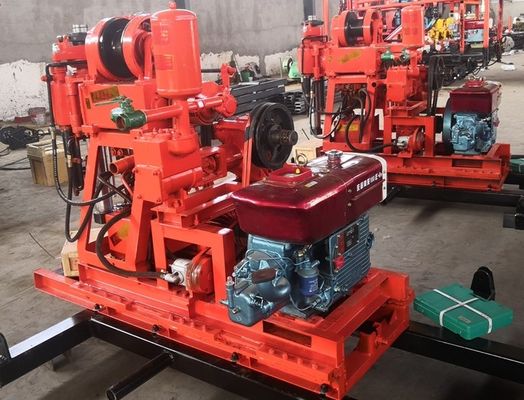 150 Meters Depth  Geological Sampling Drilling Rig With Mud Pumb