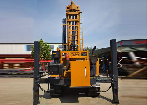 6.5M Hydraulic Crawler Pneumatic Drill Rig Machine With Air Compressor