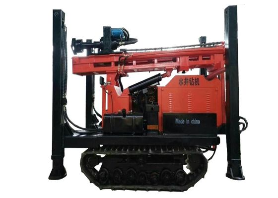 Pneumatic Crawler Water Well Drilling Rig With Hydraulic Tower