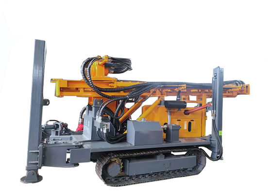 73KW Diesel Engine Track Water Well Drilling Rig With Hydraulic Tower