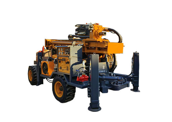 200m Trailer Hydraulic Well Drilling Rig With Mud Pump Or Air Compressor