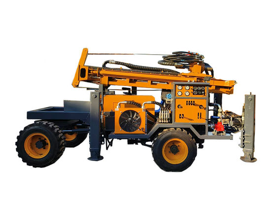 Large Diameter 105-305mm Water Well Drilling Rig With 1.2T Lifting Force