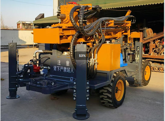 Large Diameter 105-305mm Water Well Drilling Rig With 1.2T Lifting Force