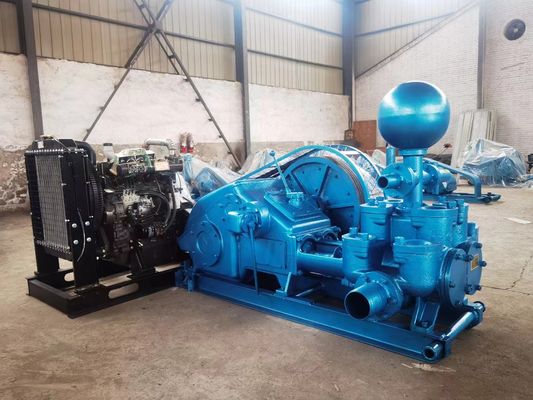 Horizontal Double Cylinder BW 850 Mud Pump With Diesel Engine