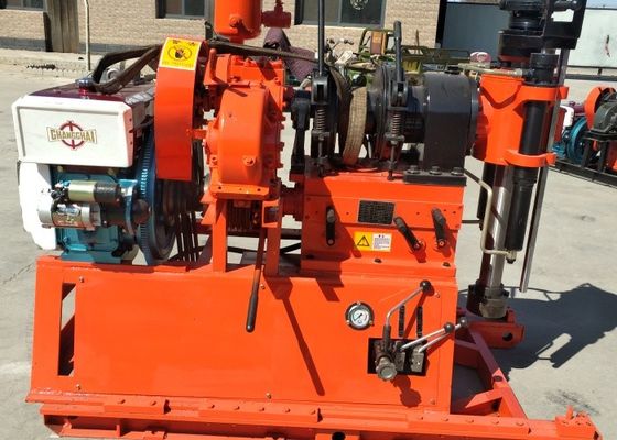 300 Meters Depth Capacity Engineering Drilling Rig Portable Hydraulic