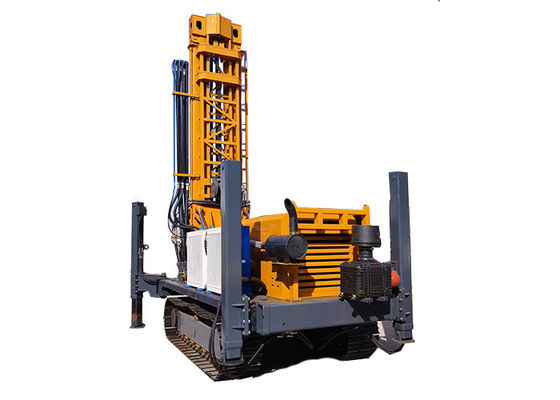 Large Hydraulic Pneumatic Drilling Rig With Cummins Diesel Engine