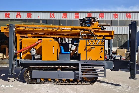 Steel Tracked Pneumatic Water Well Drilling Rig Imported Bermk Oil Pump