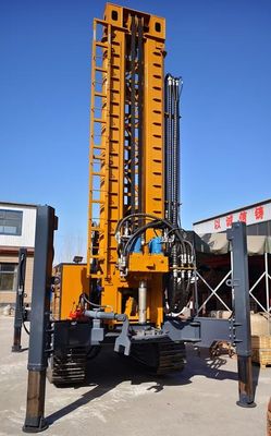 High Torque Hydraulic Motor Rotation Pneumatic Drilling Rig With 102/114  Drill Pipe
