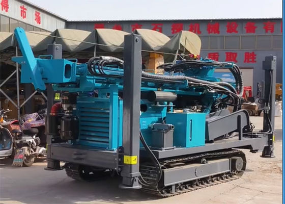 All Terrain Crawler Water Well Drilling Rig With Yuchai 92kw Diesel Engine