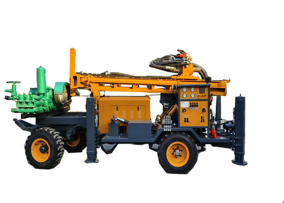 High Leg Water And Gas Dual Purpose Drilling Rig Equipped With Tires / Track