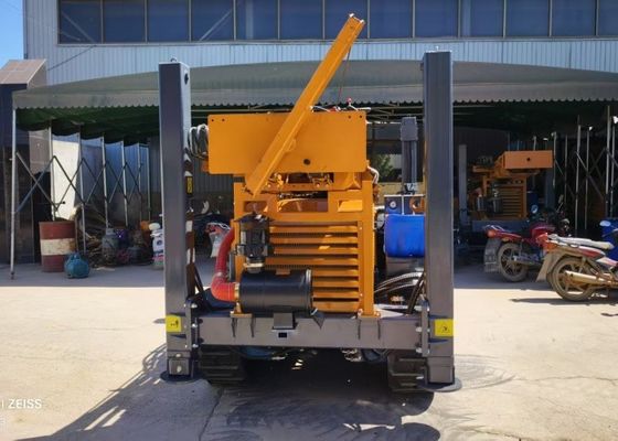 Diesel Engine Deep Pneumatic Drilling Rig With BW250 Mud Pump