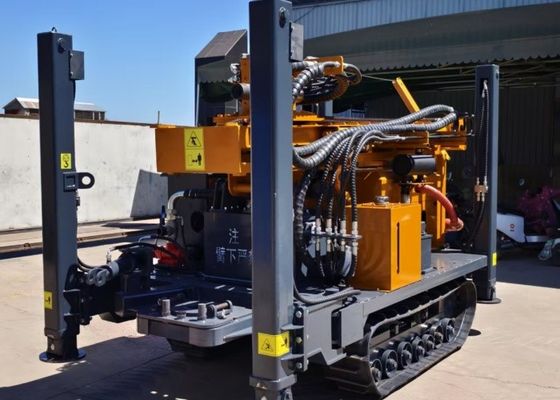 Srong Horsepower Durable Pneumatic Drilling Rig With 180 Meters Depth