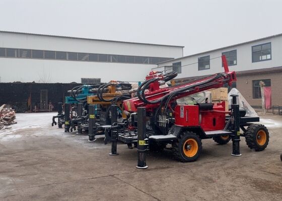 Water Borehole Underground Rock Drilling Machine 200 Meters Depth Industrail Application