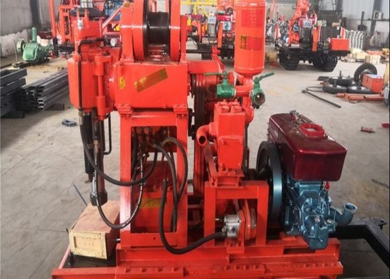 Portable Small Hydraulic Borewell Drilling Machine 200 meters Depth