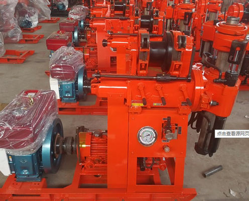 180m Portable Hydraulic Crawler Mounted Drill Rig For Water Borehole or Exploration Sample Collection