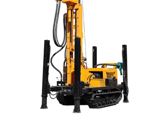 180m Depth  Pneumatic Water Well Drilling Rig with 55kw Diesel engine