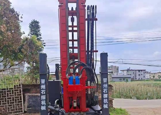 St 200 Meters Pneumatic Drilling Rig Customized Diameter Large Diesel Engine Power