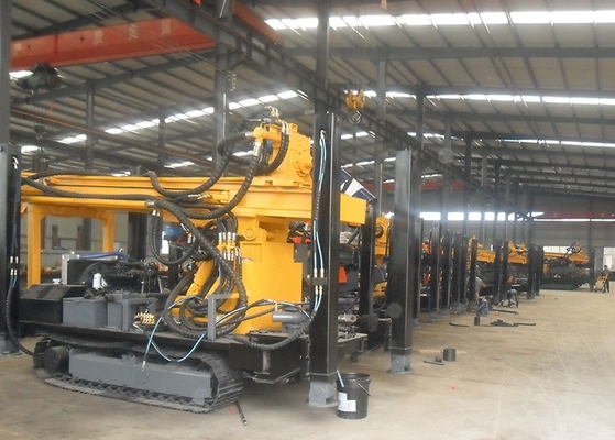 Large Borehole Crawler Mounted Drill Rig Pneumatic ST350
