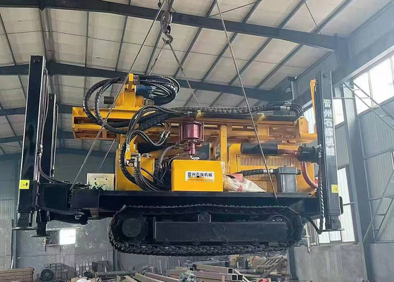 Borehole Crawler Drilling Rig Fast Speed Customized Steel ST350 Pneumatic Drilling Rig