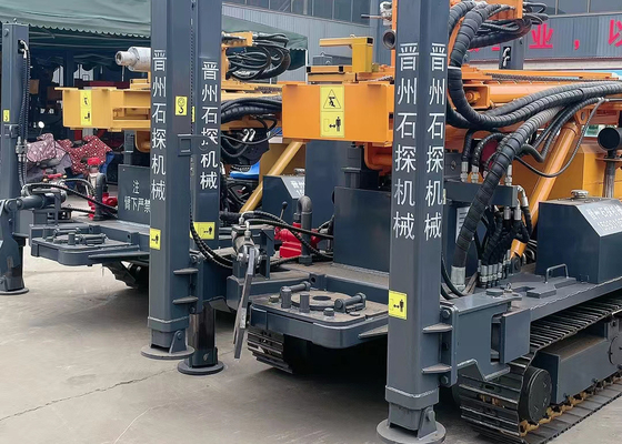 Borehole Crawler Drilling Rig Fast Speed Customized Steel ST350 Pneumatic Drilling Rig