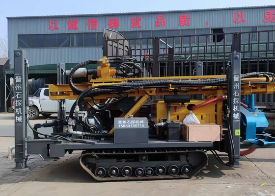ST350 Meters Depth Borehole Dth Pneumatic Drilling Rig