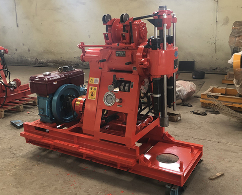 Video Support Soil Coring Drilling Rig With 100m Drilling Depth Xy-1 Exploration Application