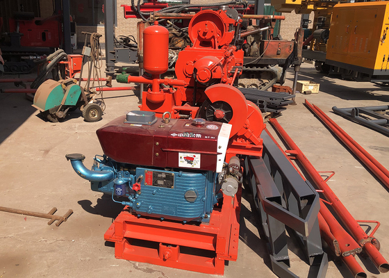 Video Support Soil Coring Drilling Rig With 100m Drilling Depth Xy-1 Exploration Application