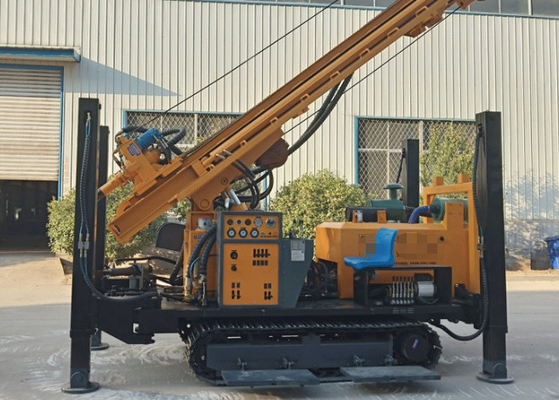 ST350 Meters Depth Pneumatic Drilling Rig Hard Stone Rocky Area Large